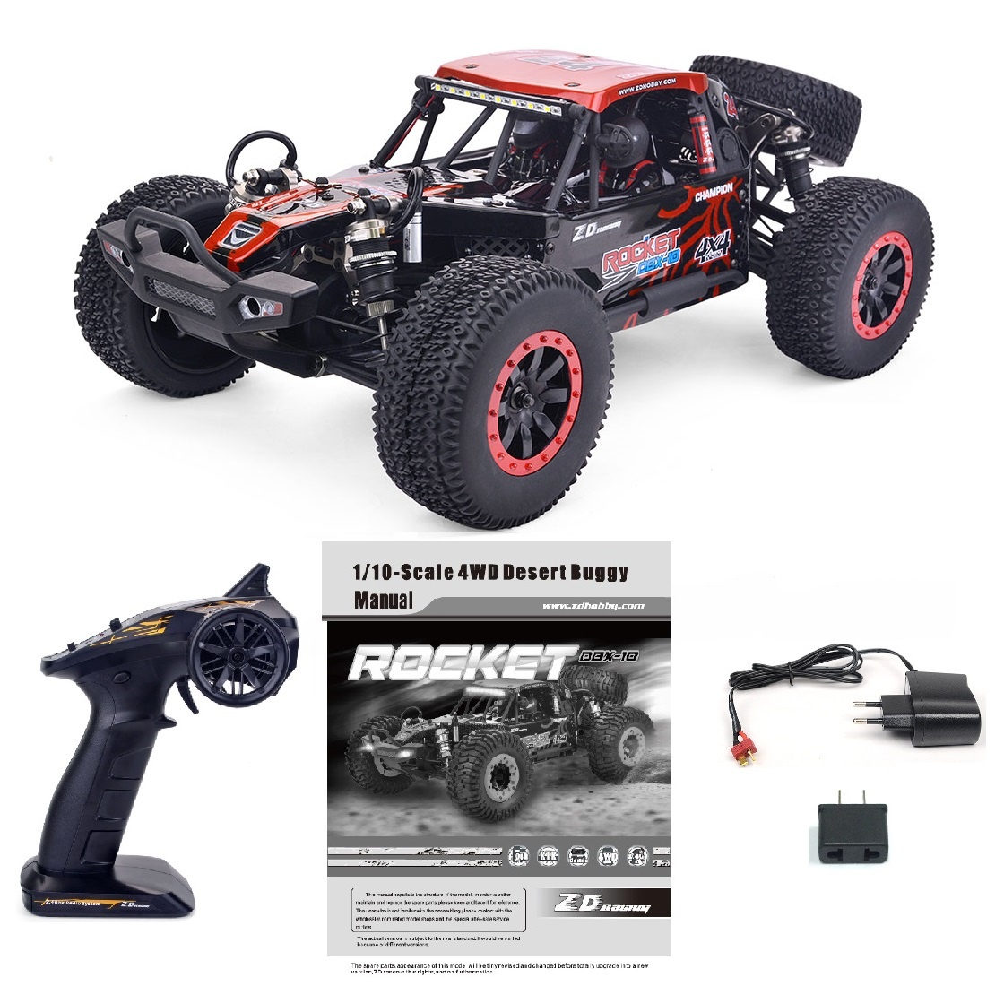 ZD Racing DBX-10 1/10 Scale 4WD Brushed Electric Desert buggy ZD Racing DBX-10 1/10 Scale 4WD Brushed Electric Desert buggy